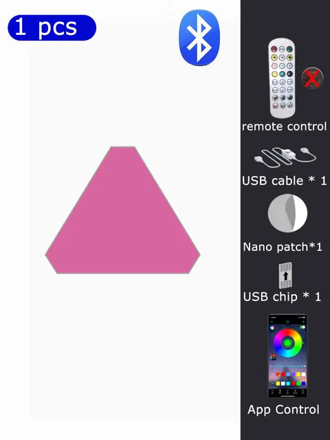 LED Triangle Quantum Light